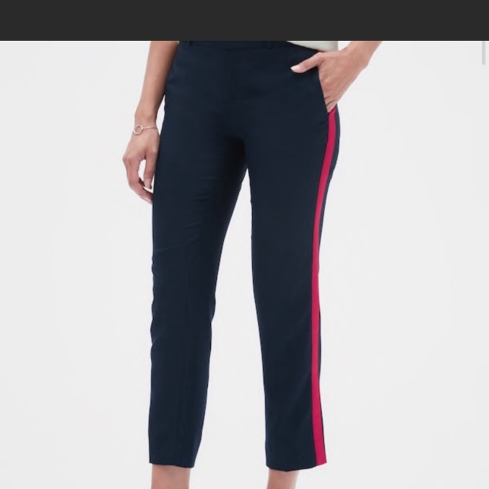 Banana Republic Avery Side Stripe Ankle Pants